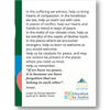 "Peace" Prayer Cards - ENGLISH (Pack of 25)
