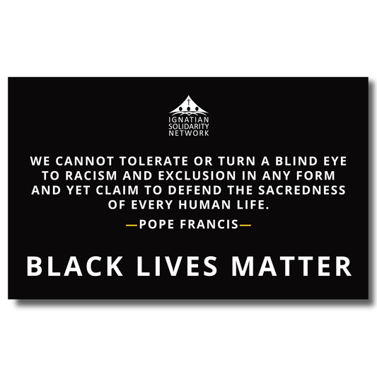 Racism is sin: Black Lives Matter Yard Sign w/Wire Frame