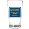 Solidarity on Tap Pint Glass