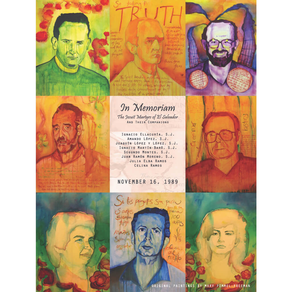 Jesuit Martyrs of El Salvador and Their Companions Prayer Card (Pack of 25)