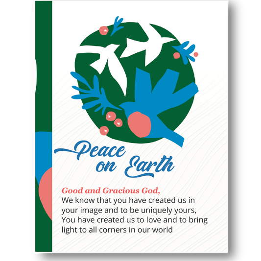 "Peace" Prayer Cards - ENGLISH (Pack of 25)