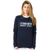 I Stand with Immigrants and Refugees Organic Crewneck