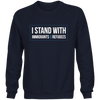 I Stand with Immigrants and Refugees Organic Crewneck