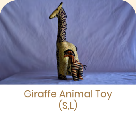 Mikono Giraffe Animal Toy - Large