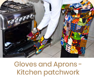 Mikono Gloves and Aprons - Kitchen patchwork