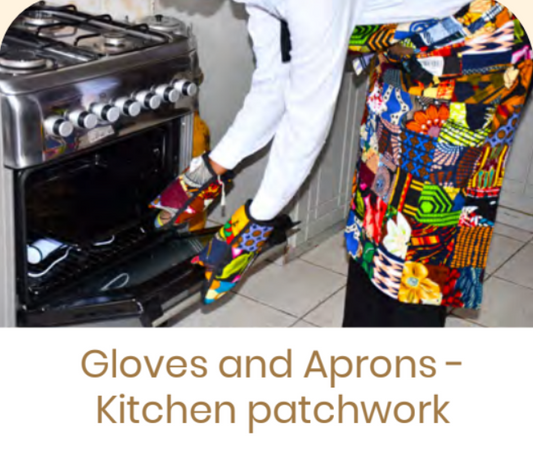 Mikono Gloves and Aprons - Kitchen patchwork