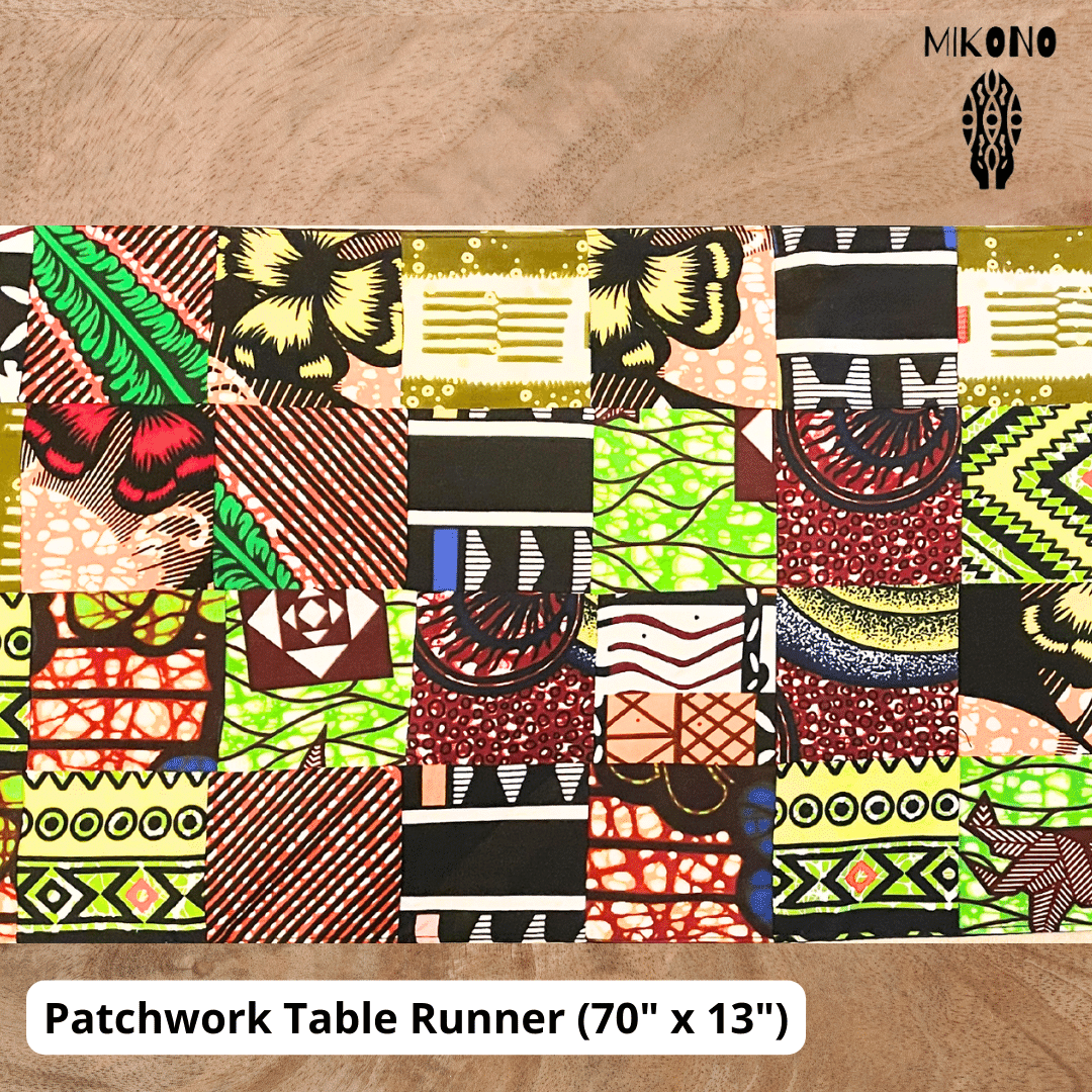 Mikono Patchwork Table Runner