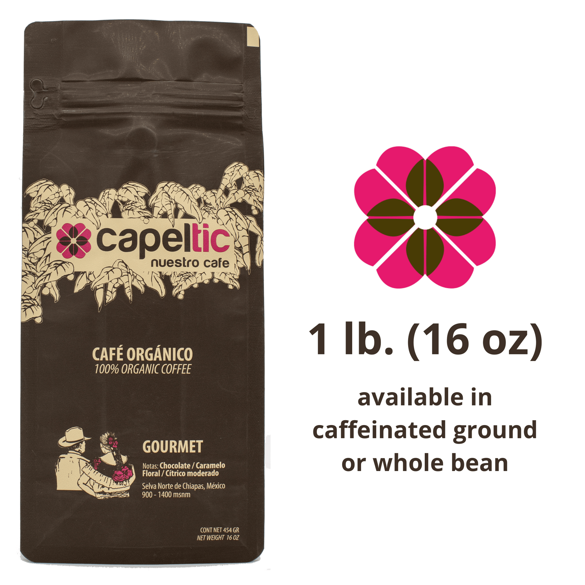 Capeltic Origin Roasted Gourmet Coffee (1 lb/.45 kg)