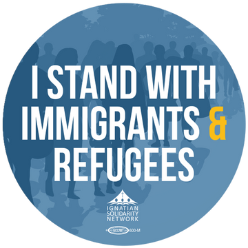 "I Stand With Immigrants & Refugees" Stickers (Pack of 25)