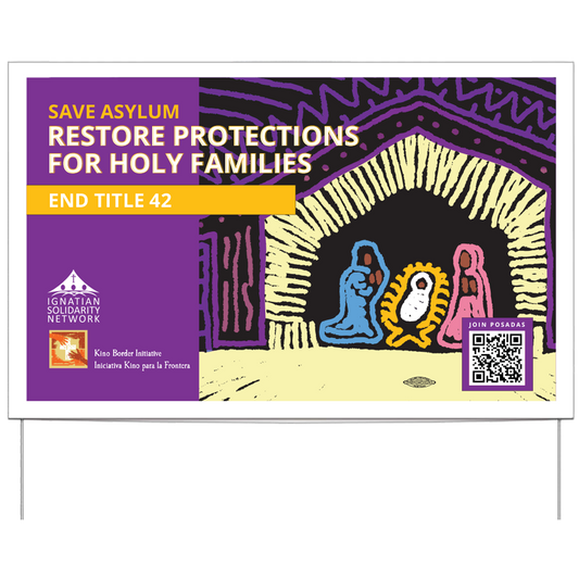 Save Asylum Yard Sign with Wire Frame