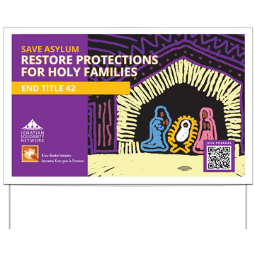 Save Asylum Yard Sign with Wire Frame