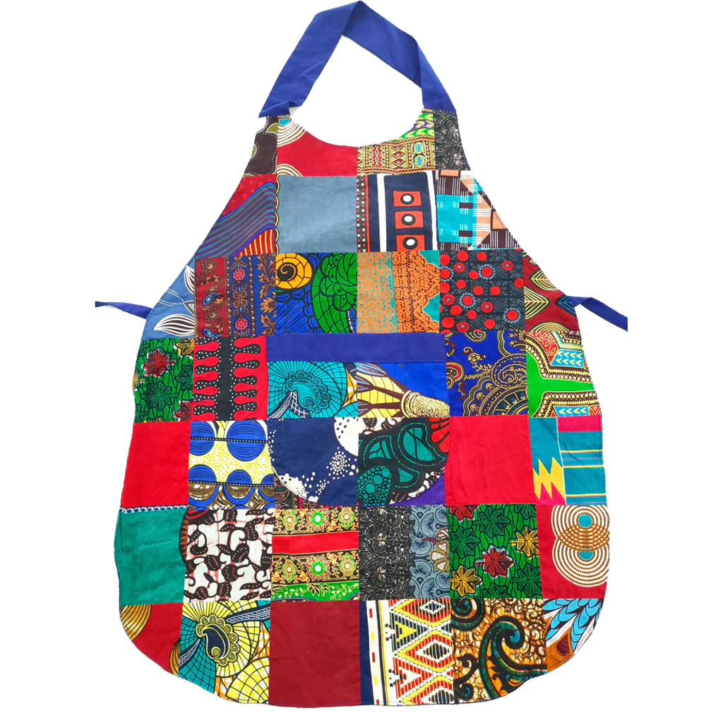 Mikono Patchwork Cooking Set: Apron and Gloves
