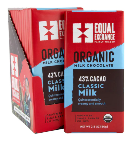 Organic Milk Chocolate (43% Cacao)