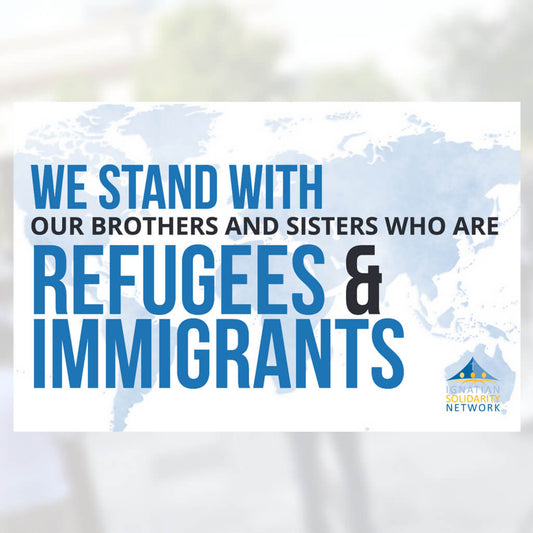 We Stand with Refugees & Immigrants Sign (Pack of 5)